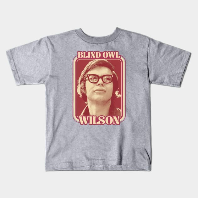 Blind Owl Wilson - Canned Heat Kids T-Shirt by Pitchin' Woo Design Co.